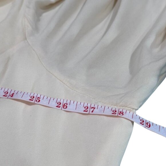 ModCloth Buttercup Belle Lace Sleeve Fairy Whimsy Romantic Cream Boho Dress 4X - Picture 12 of 16